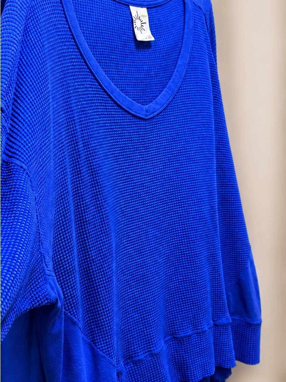 aerie V-Neck Sweater in Blue